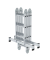 Vielzweckleiter 31324 4tlg nivello-Traverse 2x3/2x4Sprossen
