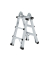 Teleskopleiter 32013 oTraverse 4x3Sprossen