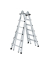 Teleskopleiter 32019 oTraverse 4x6Sprossen