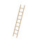 Anlegeleiter Holz 33108 oTraverse 8Sprossen