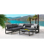 Rhodos Loungegruppe anthrazit