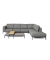 Lounge Set Athene 586531 +Tisch an/Teak