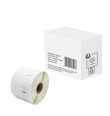 Etikett wie Dymo S0722430 32x57mm sw auf ws 1000St