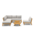 Lounge Set Matera 586438 Akazie hgr