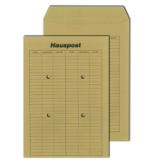 Hausposttaschen 30019165, B4 braun Papier 110g