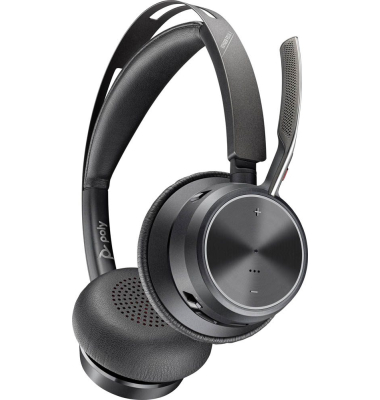 Over-Ear Headset VoyagerFocus 2 UC 9T9J5AA#AC3, schwarz