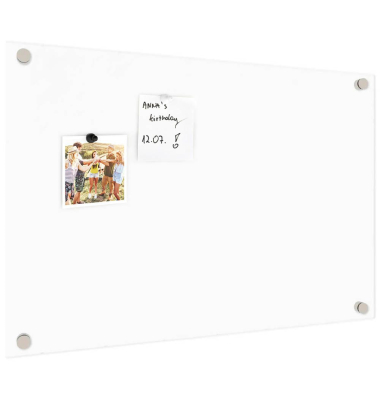 Glas-Magnettafel 150,0 x 120,0 cm transparent