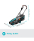 PowerMax™ 180037 G2 Elektro-Rasenmäher 1800 Watt für bis zu 500 m²