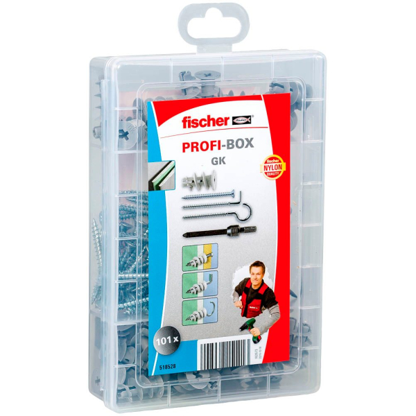 4048962151213 - fischer Profi-Box - GK + Screws 2K 518528 Dübel- und Schrauben-Sortiment Ø 4 42 45 mm 35 40 46 mm 101 Stück 4048962151213 - fischer Profi-Box - GK + Screws 2K 518528 Dübel- und Schrauben-Sortiment Ø 4 42 45 mm 35 40 46 mm 101 Stück