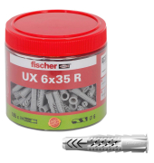UX 6x35 R Universaldübel-Sortiment 185 Stück