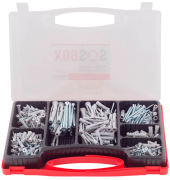 SOS-Box S  FU + S Universaldübel 210 Stück