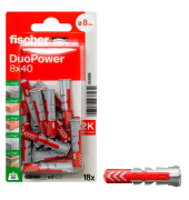 DuoPower 8x40 2K Universaldübel-Sortiment Ø 8 mm x 40 mm