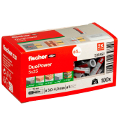 DuoPower 5x25 2K Universaldübel-Sortiment Ø 5 mm x 25 mm