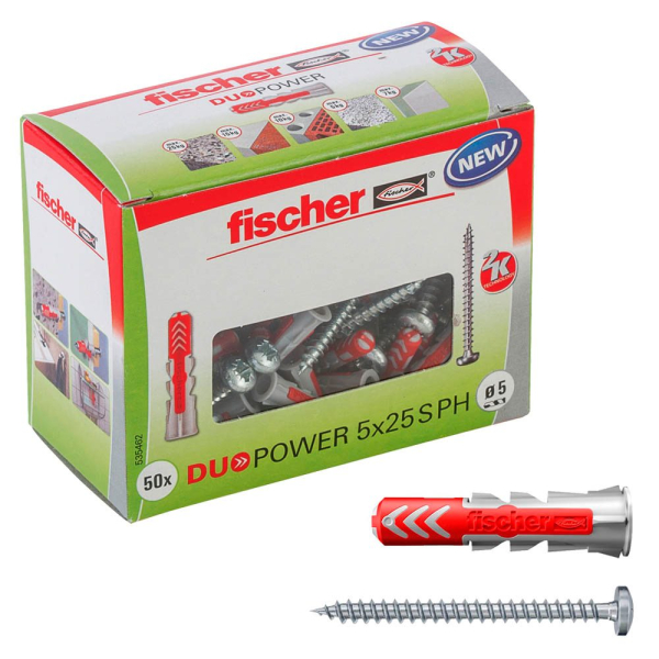 4048962239911 - - duopower 5 x 25 s ph universaldübel mit panheadschraube 2-KOMPONENTEN-DÜBEL kunststoffdübel zur befestigung in beton 4048962239911 - - duopower 5 x 25 s ph universaldübel mit panheadschraube 2-KOMPONENTEN-DÜBEL kunststoffdübel zur befestigung in beton