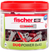 DuoPower 8x40 Dose 2K Universaldübel-Sortiment Ø 8 mm x 40 mm