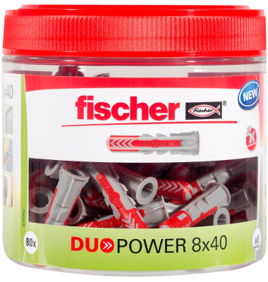 DuoPower 8x40 Dose 2K Universaldübel-Sortiment Ø 8 mm x 40 mm