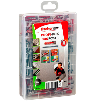 Profi-Box DuoPower + S 2K Universaldübel-Sortiment Ø 4,5568 mm 304055 mm
