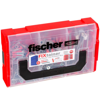 FixTainer - DuoPowerDuoTec + S 2K Dübel- und Schrauben-Sortiment Ø 4,5568 mm 1030405560 mm
