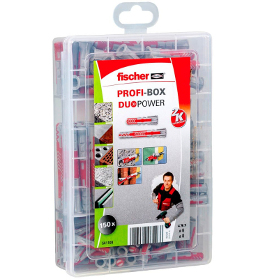 Profi-Box - DuoPower kurzlang 2K Universaldübel-Sortiment Ø 68 mm 30405065 mm