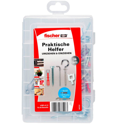 Praktische Helfer-Umzug DuoPower Dübel- und Schrauben-Sortiment Ø 3,54,556 mm x 253039475663 mm