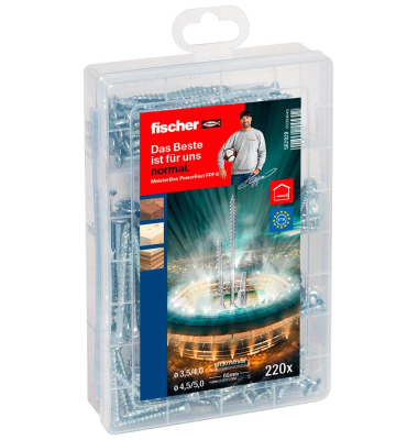 Holzbauschrauben-Sortiment Meisterbox - PowerFast II SK TGVG TX 3,544,55 mm x 16304060 mm