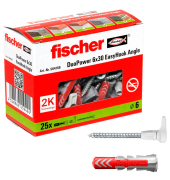 EasyHook Angle - DuoPower 6x30 2K Dübel mit Schrauben Ø 46 mm 3050 mm