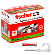 EasyHook Round - DuoPower 6x30 2K Dübel mit Schrauben Ø 46 mm 3070 mm