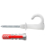 EasyHook Round - DuoPower 8x40 2K Dübel mit Schrauben Ø 58 mm 4080 mm