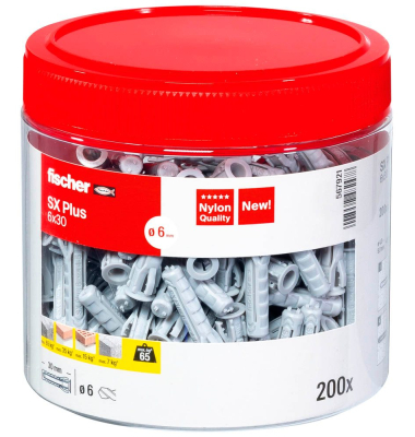 SX Plus 6x30 Spreizdübel 200 Stück