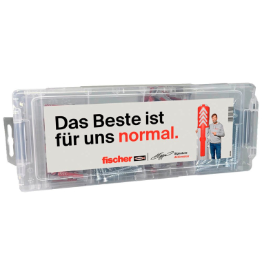 MiniFixTainer - DuoPower + S Klopp Dübel- und Schrauben-Sortiment Ø 4,55 68 mm x 304055 mm
