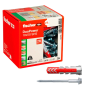 DuoPower 10x50 S 2K Dübel mit Schrauben Ø 10 mm x 50 mm