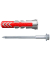 DuoPower 10x50 S 2K Dübel mit Schrauben Ø 10 mm x 50 mm