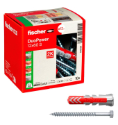 DuoPower 12x60 S 2K Dübel mit Schrauben Ø 12 mm x 60 mm