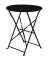 Beistelltisch EDEN Outdoor, 73cm (H), rund, schwarz / schwarz