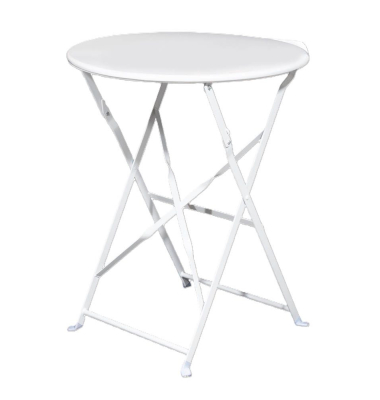 Beistelltisch EDEN Outdoor, 73cm (H), 60x73x60cm (BxT), rund, wei&szlig; / wei&szlig;