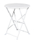 Beistelltisch EDEN Outdoor, 73cm (H), 60x60cm (BxT), rund, wei&szlig; / wei&szlig;