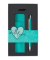 swift lagoon Tintenroller-Set türkis 0,5 mm, Schreibfarbe: blau