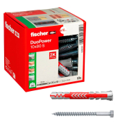 DuoPower 10x80 S 2K Dübel mit Schrauben Ø 10 mm x 80 mm