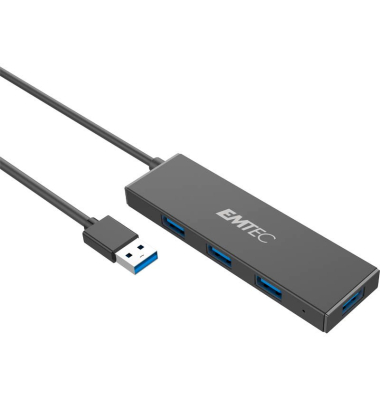 USB-Hub T620A Type-A Classic 4-fach schwarz