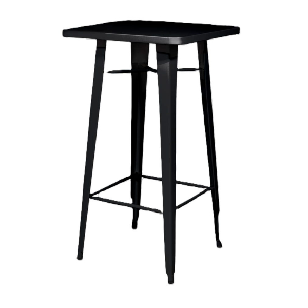 3660141962758 - Stehtisch URBAN Outdoor 108cm (H) 60x60cm (BxT) quadratisch schwarz   schwarz 3660141962758 meet powered by Paperflow