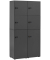 Spind Locked anthrazit 702028, 6 Schließfächer 90,8 x 40,7 x 185,2 cm