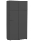 Spind Locked anthrazit 702030, 6 Schließfächer 90,8 x 40,7 x 185,2 cm