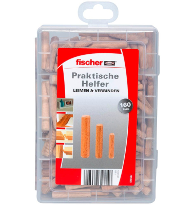 Praktische Helfer Holzdübel-Sortiment 160 Stück