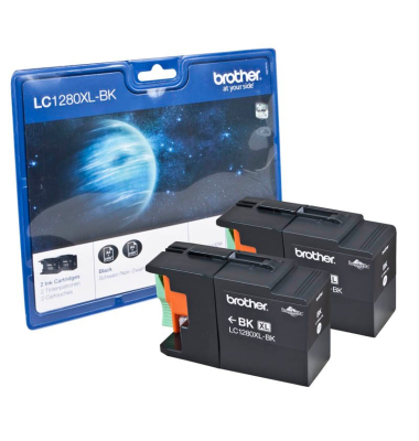 LC-1280XLBK  schwarz Druckerpatronen, 2er-Set
