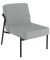 Sessel MEDSO S grau schwarz Stoff