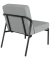 Sessel MEDSO S grau schwarz Stoff