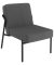 Sessel MEDSO S anthrazit schwarz Stoff