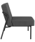 Sessel MEDSO S anthrazit schwarz Stoff