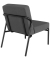Sessel MEDSO S anthrazit schwarz Stoff