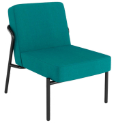 Sessel MEDSO S blau schwarz Stoff